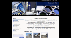 Desktop Screenshot of decoratietilly.be