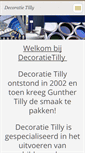 Mobile Screenshot of decoratietilly.be